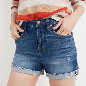 Madewel High-rise Denim Boyshorts - Glenoaks NWT